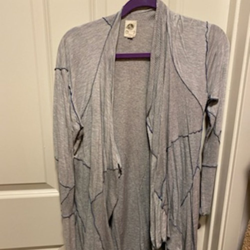 Anthropologie Tiny Brand Patchwork Draped Cardigan - image 1